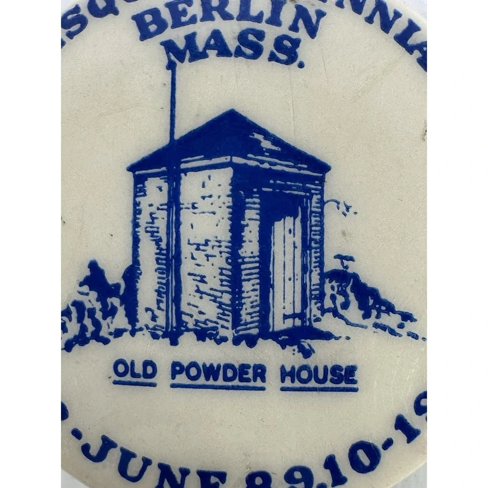 2 Vintage 1962 Shaver Permit Berlin Sesquicentennial 1812-1962 Old Powder House